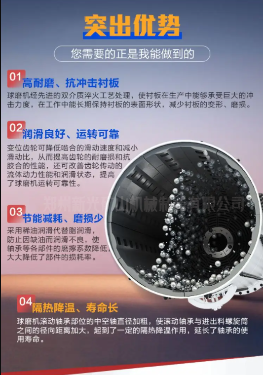 球磨機產(chǎn)品優(yōu)勢 水泥球磨機